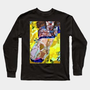 Collage after Schiele Long Sleeve T-Shirt